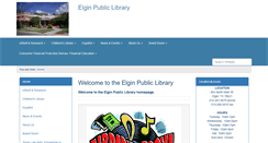 Desktop Screenshot of elginpubliclibrary.org